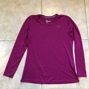 Nike long sleeve dry fit.